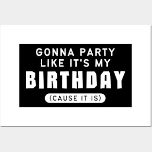 Gonna Party Like It's My Birthday Posters and Art